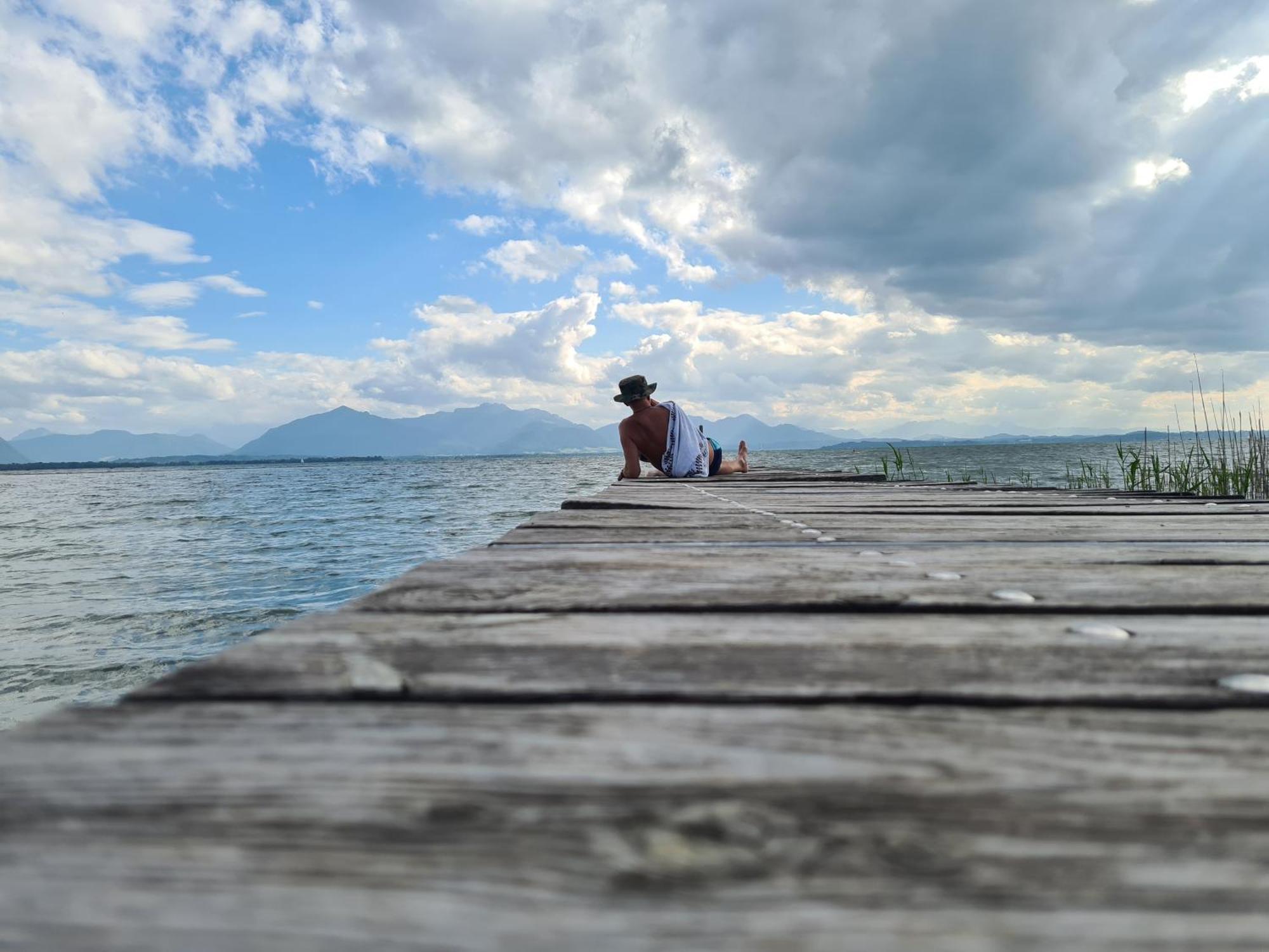 Vintage Studio Am Chiemsee Ubersee Ngoại thất bức ảnh
